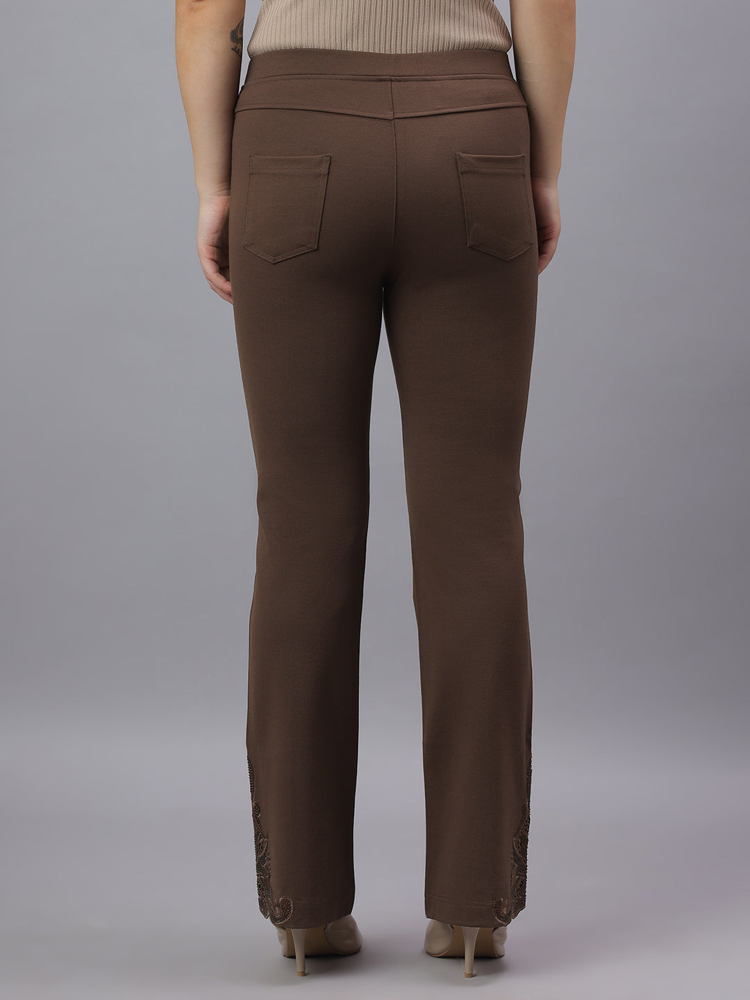 PRESENCE PLUS SIZE BELL BOTTOM PANTS