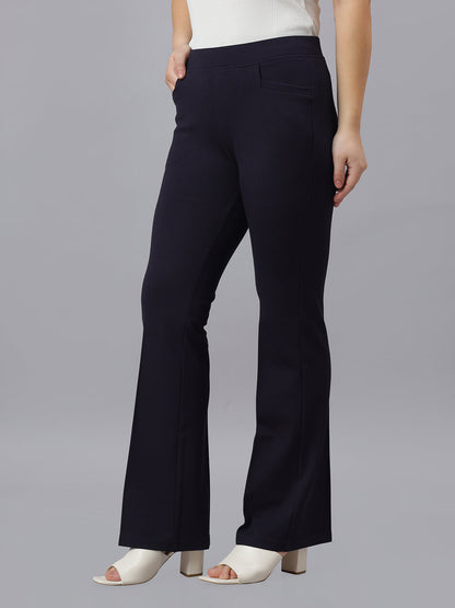 PRESENCE PLUS SIZE FLARED PANTS