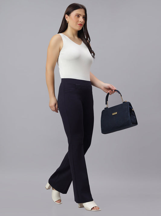 PRESENCE PLUS SIZE FLARED PANTS