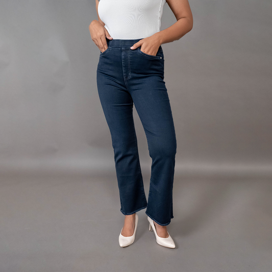 PRESENCE PLUS SIZE BELL BOTTOM   DENIM PANTS