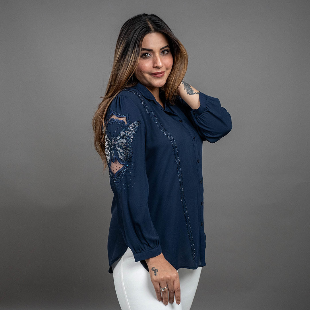 PRESENCE PARTY WEAR SHIRT