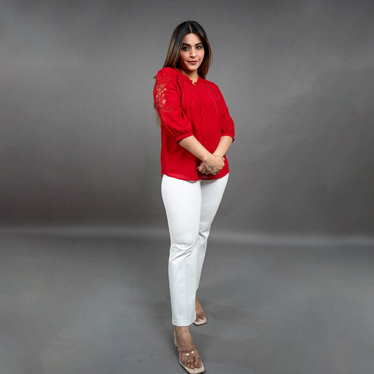 PRESENCE PLUS SIZE PARTY WEAR TOP