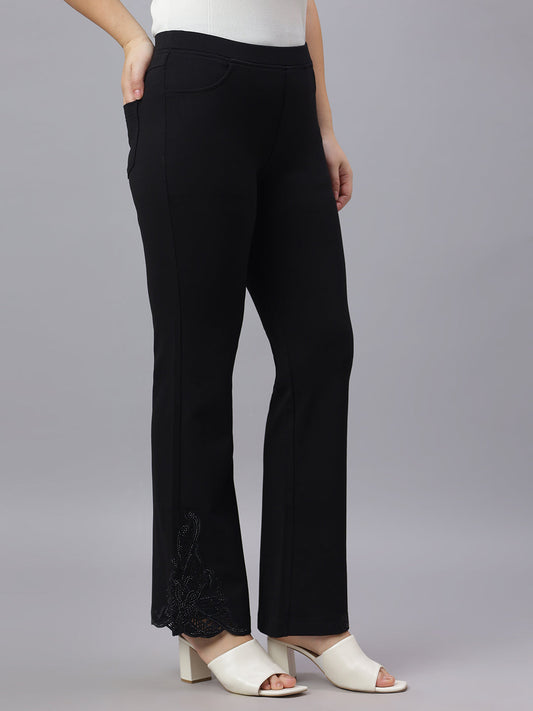 PRESENCE PLUS SIZE BELL BOTTOM PANTS