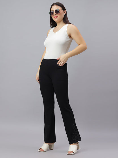 PRESENCE PLUS SIZE BELL BOTTOM PANTS