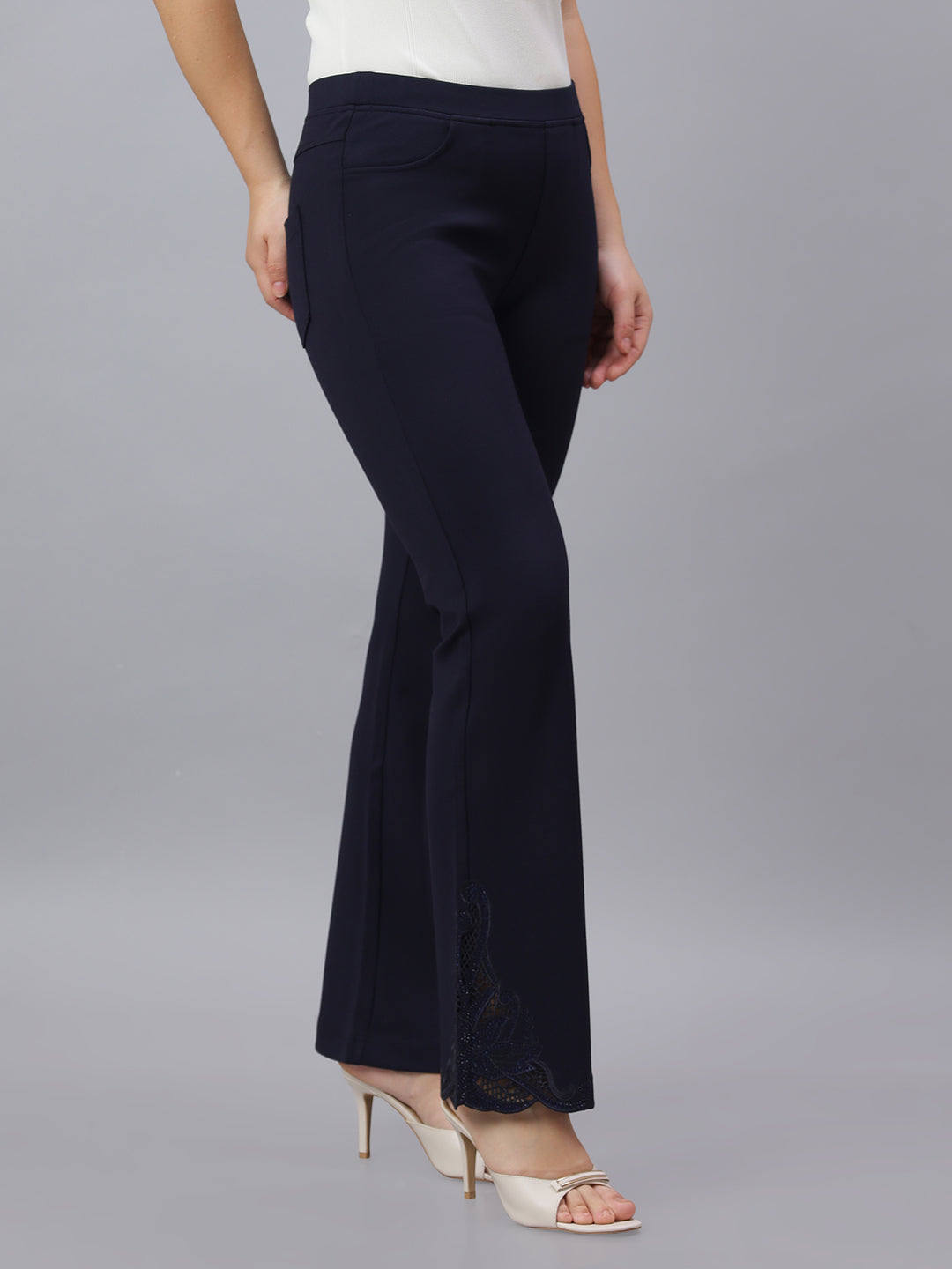 PRESENCE PLUS SIZE BELL BOTTOM PANTS